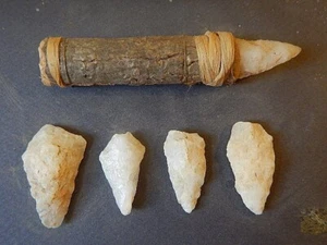 Konvolut authentische Indianer Indianer Pfeilspitzen, Artefakte - Bild 1 von 1