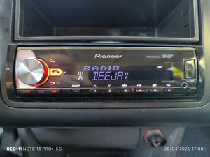 stereo pioneer mvh-x580dab bluetooth usb aux 3 uscite rca crossover 50 x 4 - Foto 1 di 11