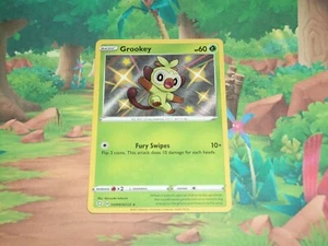 Pokemon Shining Fates Shiny Vault Holo Foil Grookey - Picture 1 of 2