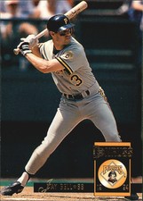  1994 Donruss Pittsburgh Pirates Baseball Card #21 Jay Bell