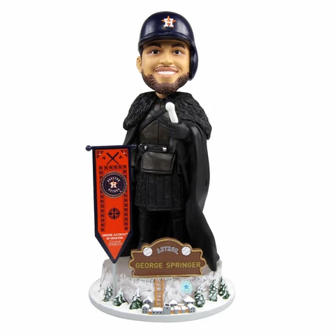 George Springer Houston Astros Game of Thrones Night's Watch GOT Bobblehead MLB Cover