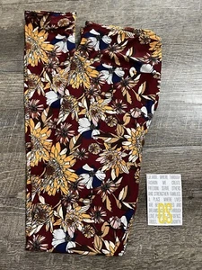 NEW RELEASE LuLaRoe OS One Size Leggings Beautiful Flower Print - Picture 1 of 2