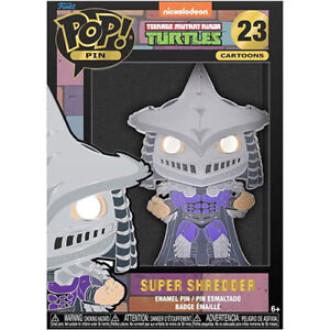 Funko POP! Teenage Mutant Ninja Turtles (Cartoons) Enamel Pin SUPER SHREDDER #23