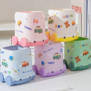 Large Capacity Pen Container Car Shape Stationery Storage Bucket School Office - Picture 1 of 17