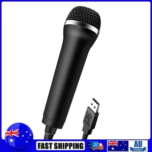 Universal USB Wired Microphone Karaoke Mic for PlayStation 4 Switch Wii Xbox PC - Picture 1 of 9