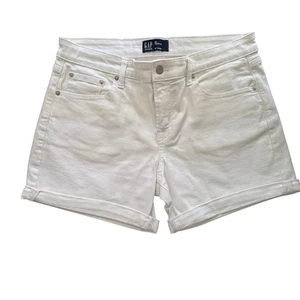 Pantalones cortos enrollables blancos clásicos GAP para mujer talla 30 - Imagen 1 de 2