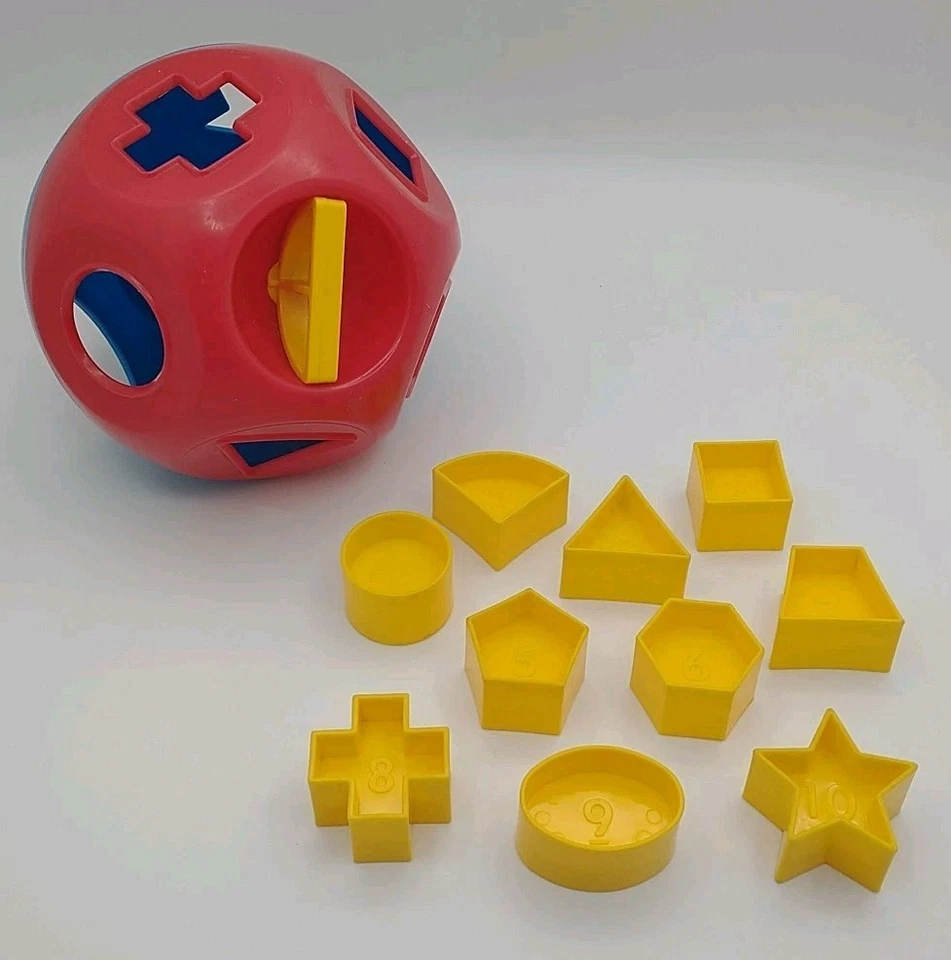 Vintage Tupperware Shape O Ball Classic Tupper Toys Shape Sorter Complete - Image 1 of 4