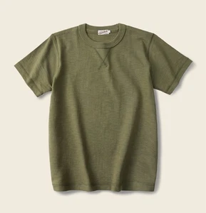 🇺🇸VERSAND Bronson 10,5 Unzen US Baumwolle Schlauch Zwickel T-Shirt - grün nicht auf Lager M - Bild 1 von 5