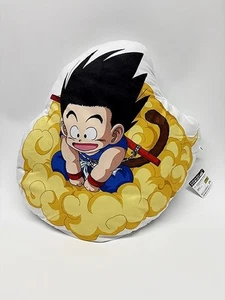 Dragon Ball Mecha Mofugutto Kids Goku on Flying Nimbus Plush Cushion - Picture 1 of 2