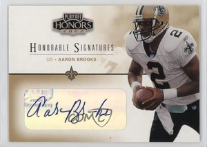 Playoff Honors Honorable Signatures 2002 Aaron Brooks #HS-20 automático - Imagen 1 de 3