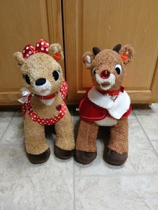 Build a Bear Rudolph Das Rentier mit der roten Nase und Clarice leuchten und sprechen Plushes - Bild 1 von 16