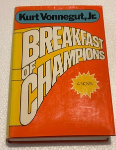 BREAKFAST OF CHAMPIONS / KURT VONNEGUT 1973 Stated 1st Printing Hardback/Jacket - Foto 1 di 19