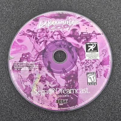 Disco de juego Dynamite Cop Sega Dreamcast solo PROBADO Foto 1 de 3