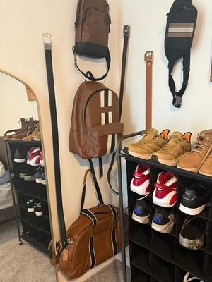 Coach Matching Men's Four-Piece Leather Travel Set & Individual Bag Sale - Image 1 of 4