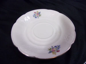 Vintage Crown Bavaria Germany Floral Gold trim Saucer ONLY!!– 6” Diameter - Picture 1 of 4