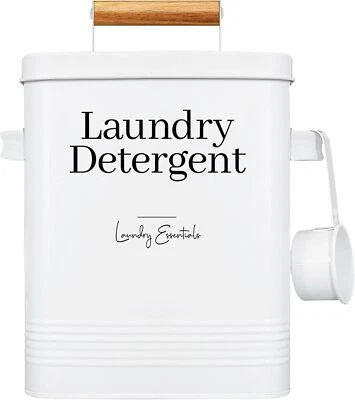 Simplation Laundry Detergent Container, Modern Farmhouse Storage Box for Laundry - Image 1 of 4
