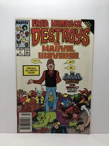 1989 Marvel Fred Hembeck distrugge l'universo Marvel #1 fumetto (molto bello) - Foto 1 di 7