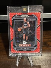 2022-23 Prizm Monopoly Cole Anthony Question Mark SSSSP #180 Orlando Magic