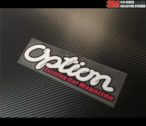 JDM Japan Option Drift OSAKA Reflective decal Sticker - Picture 1 of 2