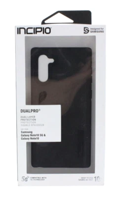 Чехол Incipio серии DualPro для Samsung Galaxy Note10 и Note10 (5G) — черный, новый - Изображение 1 из 3