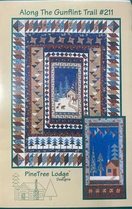 Along the Gunflint Trail #211 Quilt Pattern Pine Tree Lodge Designs FLYING GEESE - Picture 1 of 5