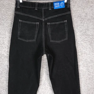 BIG BOY POLAR HOMBRE JEANS SKATE S PEQUEÑO W30 L32 NEGRO HOLGADO DENIM CÓNICO - Imagen 1 de 10