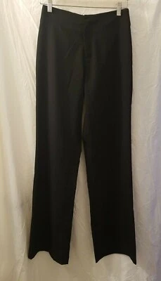 Philippe ADEC Rouge Ligne Pants Size 2 Black Wool Blend Hi Rise Flare Leg - Image 1 of 4