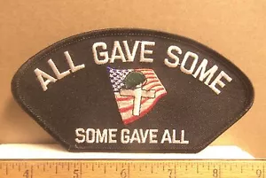 All Gave Some - Some Gave All Embroidered Patch - Picture 1 of 3