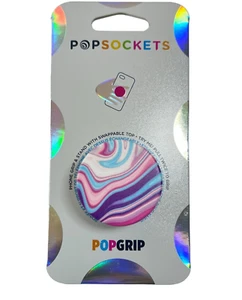 PopSockets Sherbert Melt PopGrip Pink Purple Blue - Photo 1 sur 7