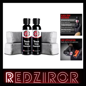 Easy Application Plastic Trim Restorer - Lasts - 2-Pack for Cars - Picture 1 of 8