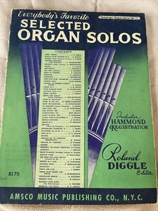 Everybody's Favorite Selected Organ Solos No. 37 Amsco Music Publishing - Picture 1 of 4