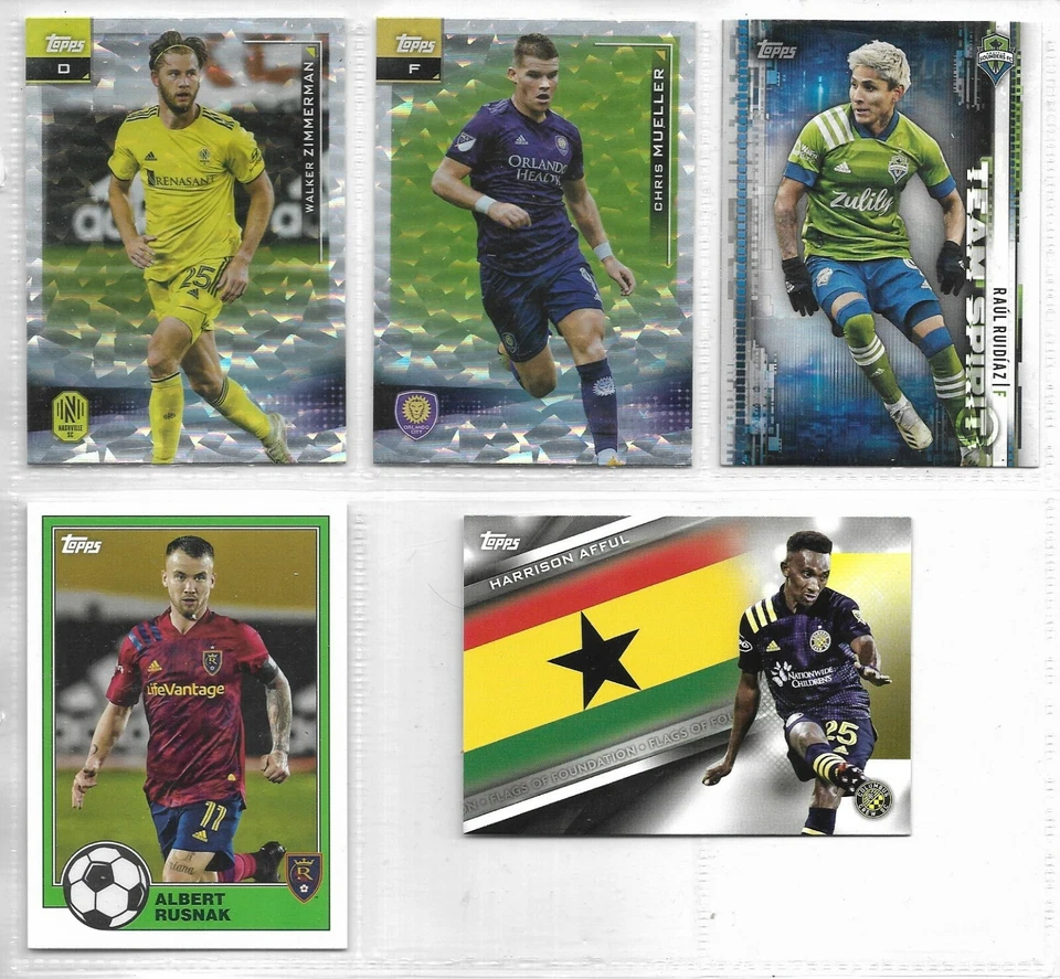 Walker Zimmerman Nashville SC 2021 TOPPS MLS FOIL #95 - Image 1 of 1