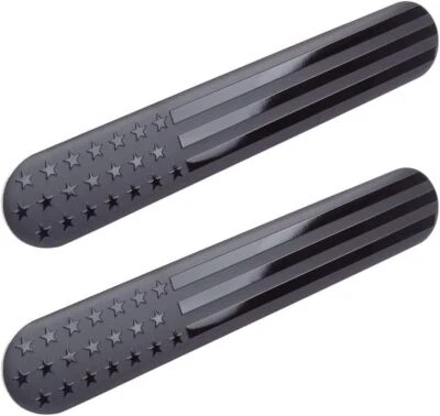 2x 3D Metal US American Flag Emblem Badge Sticker Decal Car Exterior Accessories - Image 1 of 4