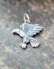 Retired James Avery Eagle Symbol Of Freedom Pendant or Charm Uncut Ring