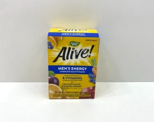 NEW Nature's Way Alive! Men's Energy Complete Multivitamin Supplement Tablets - Picture 1 of 4