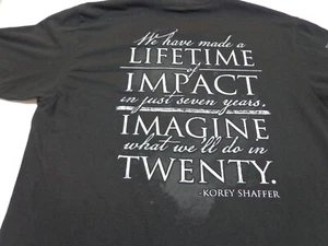 Til Valhalla Project 7th Anniversay NO HERO LEFT BEHIND T-Shirt Size Large FLAW - Picture 1 of 9