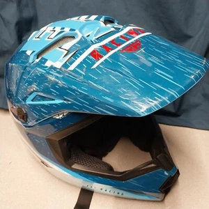 Fly Racing Adult Race Helmet Blue XL - Picture 1 of 20