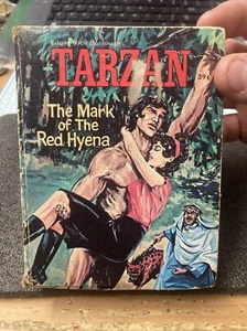 USED Vtg. Tarzan The Mark of the Red Hyena 1967 HC George Elrick Big Little Book - Picture 1 of 24