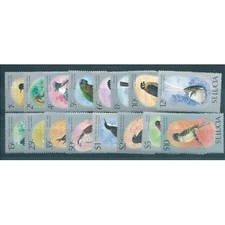 ST LUCIA 1976 UCCELLI 16 VAL MNH MF10221