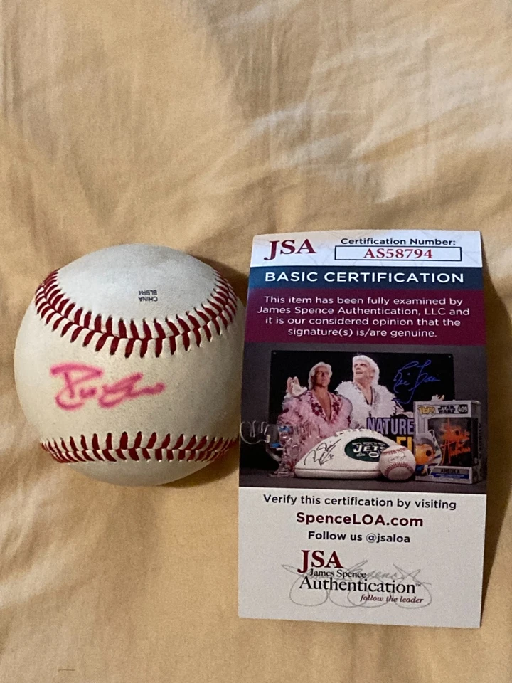 Robinson Cano signed autographed game used Milb baseball JSA COA - Image 1 of 1