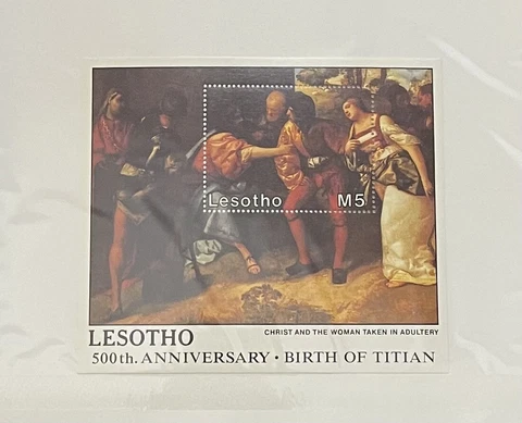 Souvenir Sheet Lesotho Scott #693 nh Cover