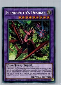 Yugioh Fiendsmith's Desirae RA04-EN056 Secret Rare 1st Edition NM - Picture 1 of 2