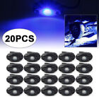 20x LED Rock Lamp Off-Road Truck Golf Under Body Trail Rig Bar Fit JEEP ATV Blue