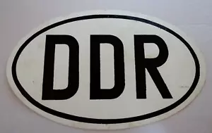 DDR Länder-Kennzeichen Schild 24 x 14 cm Pappe Ostalgie Trabbi Oldtimer 80er - Bild 1 von 1