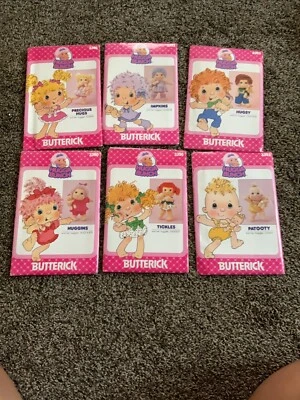 VINTAGE HUGGA BUNCH PATTERNS MIXED LOT OF 6 PIECES BUTTERICK CRAFT PATTERNS - Image 1 of 2