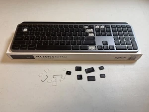 Logitech MX Keys S for Mac Wireless Keyboard Graphite - Broken Keys READ - Picture 1 of 6