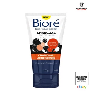 Biore Charcoal Anti Blemish Scrub For Oily & Acne Prone Skin 127g - Picture 1 of 1