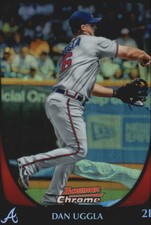 2011 (BRAVES) Bowman Chrome Refractors #93 Dan Uggla