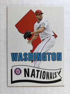 Max Scherzer 2021 Topps 582 Montgomery Club Set 2 Exclusive Washington Nationals