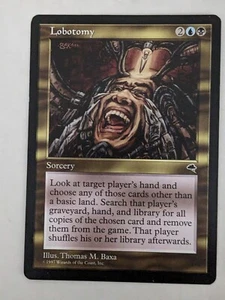 LOBOTOMY (Tempest) - Magic The Gathering MTG Sammelkartenspiel - Bild 1 von 2